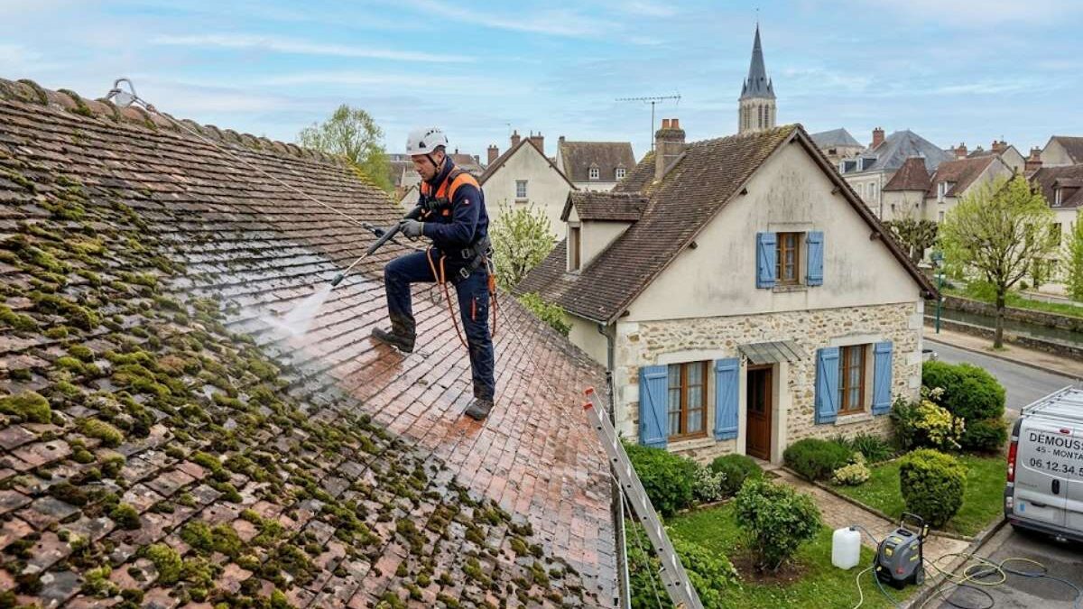 demoussage toiture montargis